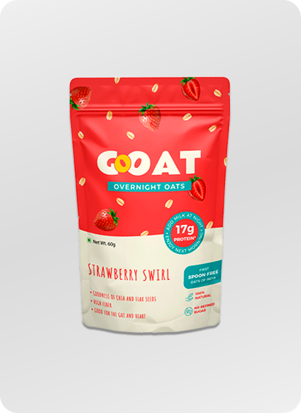 GoOAT- High Protein Oats ; GoOAT- easy prep oats ; GoOAT- Overnight Oats