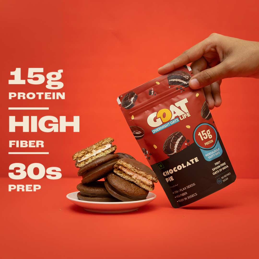 CHOCOLATE PIE HIGH PROTEIN OATS - PACK OF 5