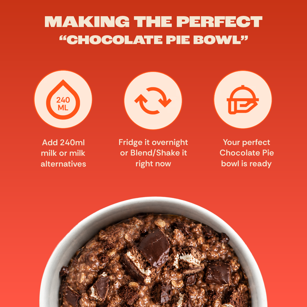 CHOCOLATE PIE HIGH PROTEIN OATS - PACK OF 5
