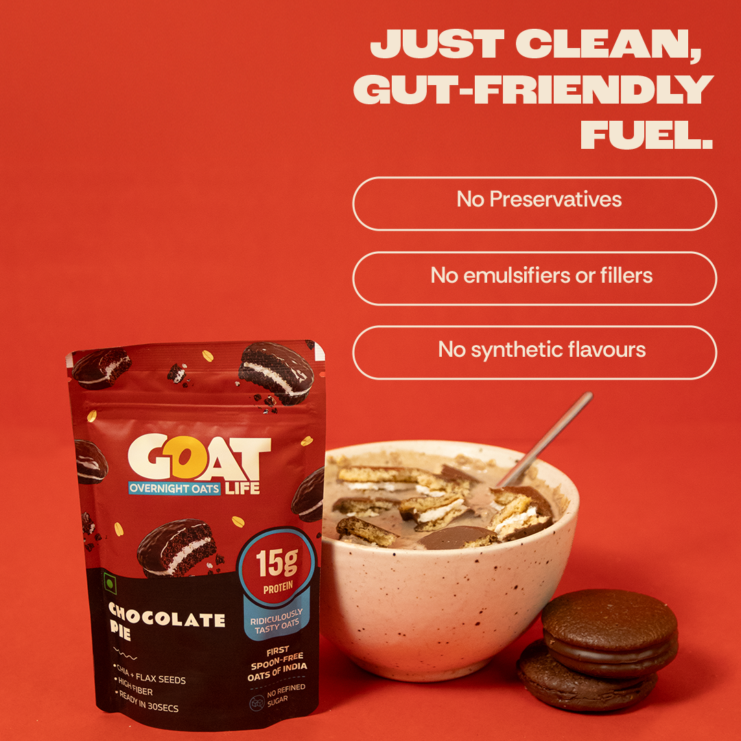 CHOCOLATE PIE HIGH PROTEIN OATS - PACK OF 5