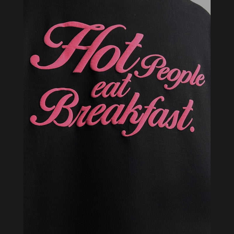 HOT PEOPLE EAT BREAKFAST HEAVYWEIGHT T-SHIRT