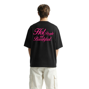 HOT PEOPLE EAT BREAKFAST HEAVYWEIGHT T-SHIRT