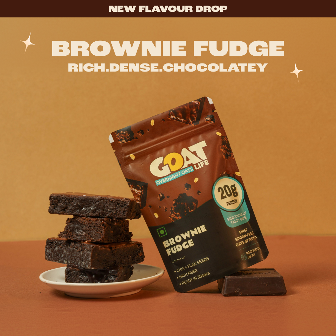 Brownie Fudge High Protein Oats - Pack of 5