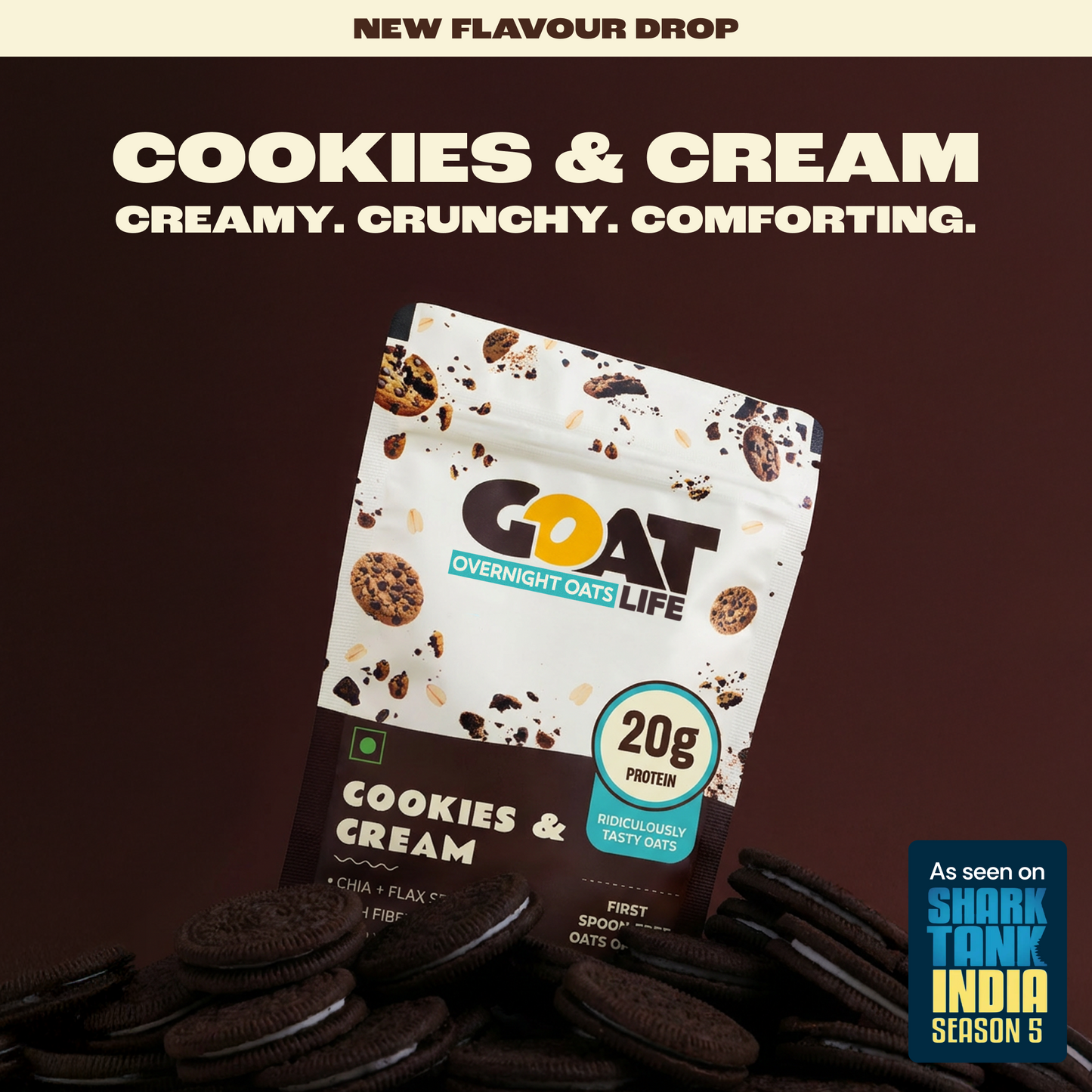 COOKIES AND CREAM - (PACK OF 5)