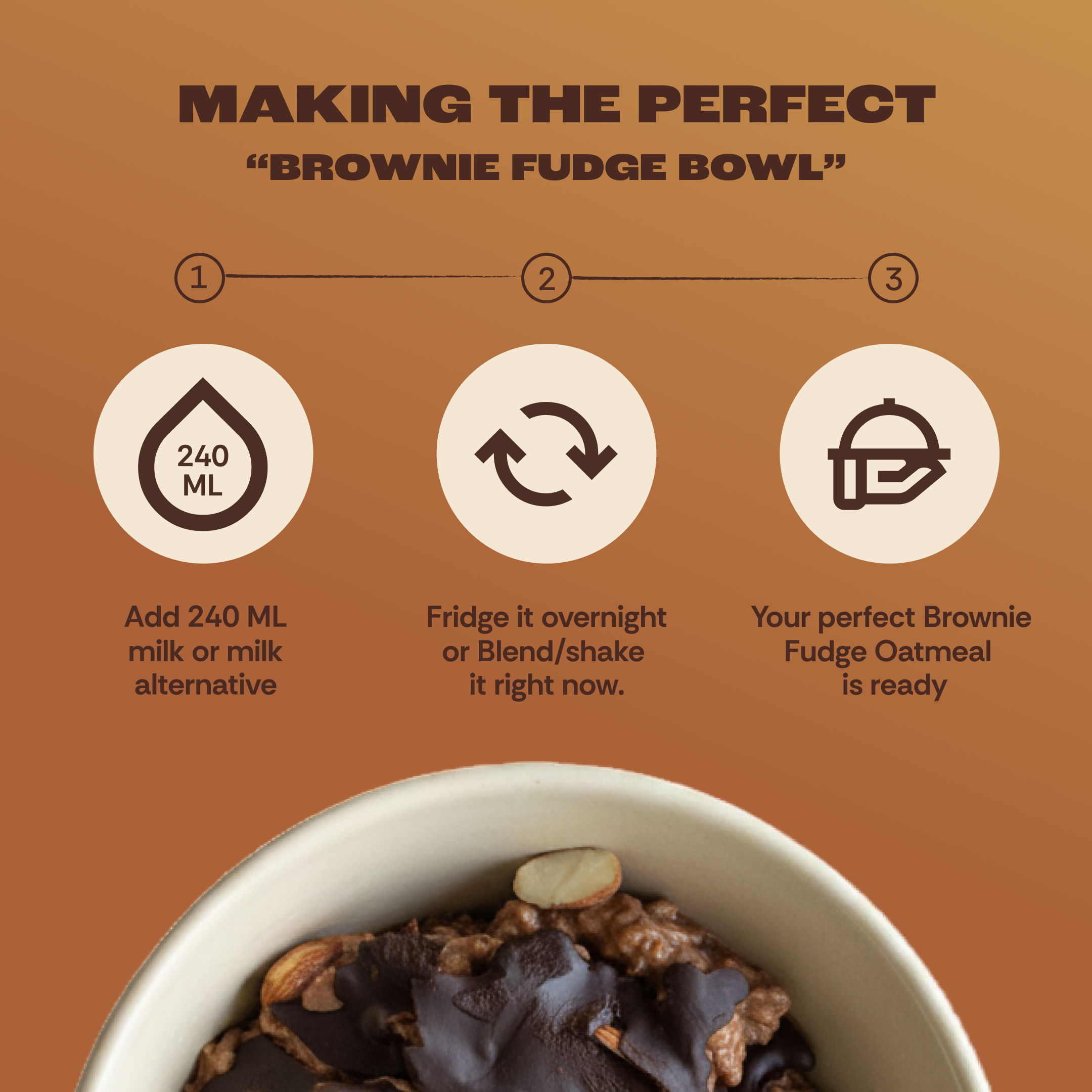 Brownie Fudge High Protein Oats - Pack of 5