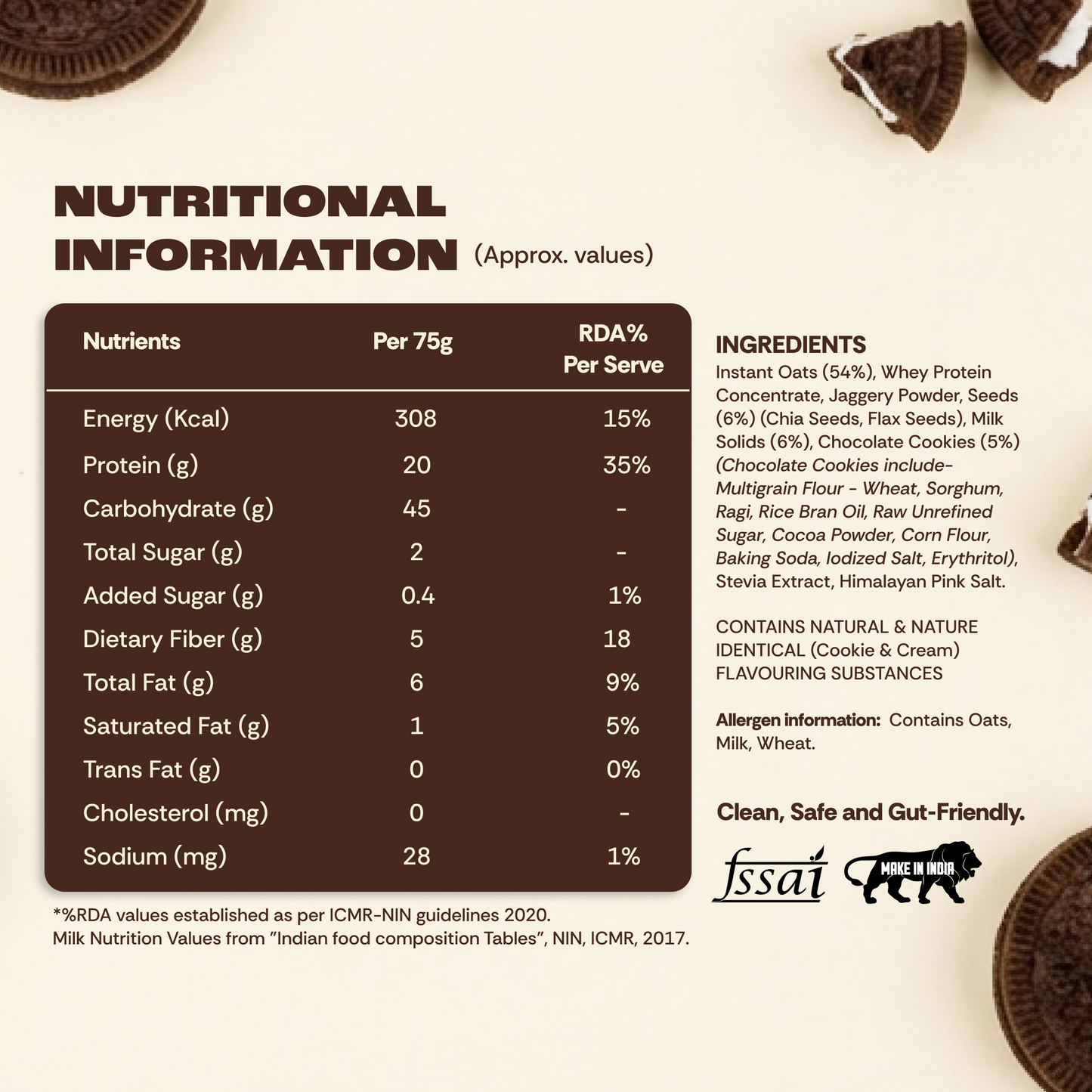 COOKIES AND CREAM (3119/5000) - (PACK OF 5)